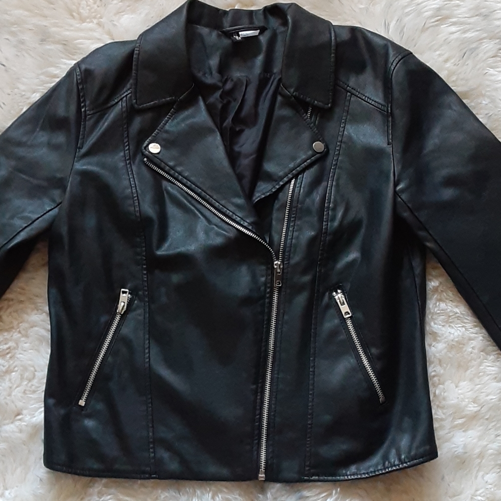 H & M Divided Black Biker jacket